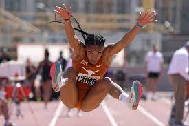 Tara davis celebrates as she competes in the women's long jump final on day 9 of the 2020 u.s. Texas Switch Helped Davis Get Back On The Road To Tokyo Feature World Athletics