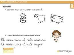 La Letra N Ficha De Lectoescritura Para Ninos