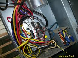 Goodman heat pump package unit wiring diagram. Goodman Heat Pump Gsh130301ba Contactor Capacitor Replacement Questions Applianceblog Repair Forums