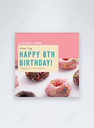See more ideas about cupcake cakes, cake decorating, pink birthday cakes. Simple Pink Birthday Cake Blessing Instagram Post Template Image Picture Free Download 465549134 Lovepik Com