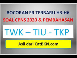 Jumlah keseluruhan soal cpns 2021 skd ini adalah 125 butir soal pilihan ganda dalam bentuk online dan offline yang bisa sobat download secara gratis. Contoh Soal Cpns 2019 2020 Bocoran Soal Cpns 2020 Terbaru Fr H3 H6 Dan Pembahasan Bocoran Prediksi Twk Tiu Tkp Icpns