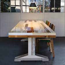 Antique metal kitchen tables expandshare appendicitis recovery. Canteen Table In Scrapwood By Piet Hein Eek Rossana Orlandi