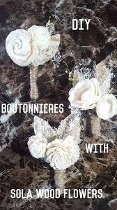 Sola Wood Flowers Diy Boutonniere Bridal Box Review Part 1 Weddingwednesday Sola Wood Flowers Diy Sola Wood Flowers Wood Flowers