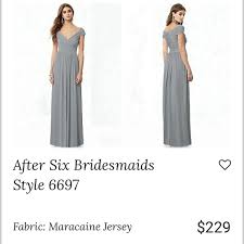 after six dress style 6697 monument color