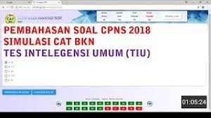 Ketiga bagian utama ini kemudian di rinci. Pembahasan Soal Cpns Simulasi Cat Bkn 2018 Tes Intelegensi Umum Tiu Qwerty