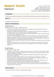 Ideally, you want to keep it to 3 nursing resume objective examples. Flight Nurse Resume Samples Qwikresume