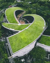 The Nanyang Technological University S School Of Art Design And Media In Singapore Greenroof University Architecture Singapore Architecture Urban Landscape