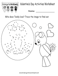 Kindergarten Valentine S Day Activities Worksheet Printable Kindergarten Valentines Valentines Day Activities Holiday Worksheets