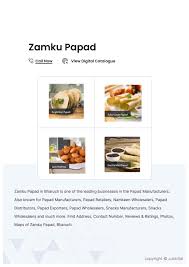 Lasan Marcha Papad in Bharuch at best price by Zamku Papad