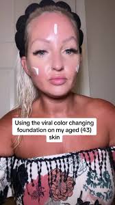 Watch til the end for tips when using the viral color changing foundation!  #makeup #viralmakeup #makeuphacks #makeuptutorial #dealsforyoudays  #ChampionBTC