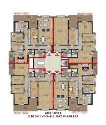 Bir katta 3 daire planları villa projeleri. Katta 4 Daire Plani Ile Ilgili Gorsel Sonucu Yerlesim Plani Daire Kat Planlari The Plan