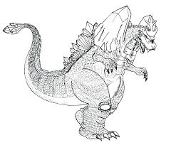 Check spelling or type a new query. Godzilla Coloring Pages Print Monster For Free