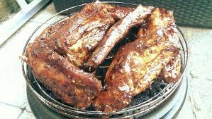 Sweet Spare Ribs On The Cobb Grill Sweeeeettttt Cooking Cobb Bbq Food