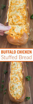 Buffalo Chicken Stuffed Bread Recipe Football Food Recipes Food