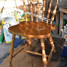 how to refurbish a wooden chair
