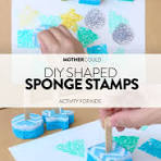6 Pcs Painting Sponge Seal DIY Painting Sponge Stamps Children Doodle  Graffiti Tool
