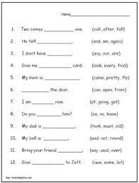 Give the student the bottom half, or the story. Dolch Fill In The Blank Elementary Reading Comprehension Reading Worksheets 1st Grade Reading Worksheets