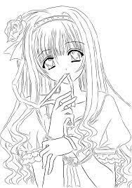 Black And White Anime Pictures To Color Image Result For No Color Anime Drawings Manga Coloring Book Chibi Coloring Pages Cute Coloring Pages