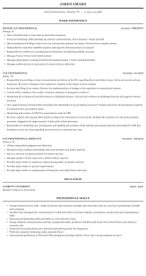 tax professional resume sample mintresume