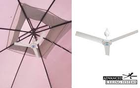 I am wanting to buy a ceiling fan for my outdoor gazebo but need to know if you think i can get away with a standard fan or if i need a damp or wet location fan.its going to be mounted at the top of my gazebo which is made out of powder coated metal. 14 Best Gazebo Fan Ideas Pergola And Gazebo Ceiling Fans Hanging Fans And More Advanced Ceiling Systems