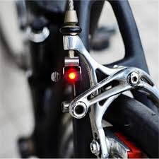 1pc Mini Travel Cr1025 Battery Wheel Spokes Bike Brake Light Mountain Bicycle Led Light Limited Real Cycling Accessories Fahrrad Radfahren Fahrradsicherheit