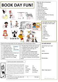 With activities suited for young writers of all ages, these narrative writing worksheets provide practice in creating characters, sequencing events in logical order, and plenty of. Book Day Fun English Esl Worksheets For Distance Learning And Physical Classrooms