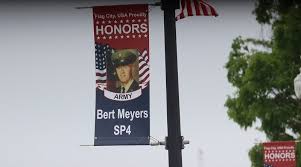 Hometown Hero Banners Put Up Along Main Street