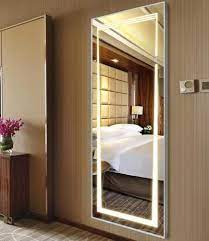 Large Bathroom Vanity Mirror Wall Bight Led Lighted Makeup Mirror Dimmable Mirror With Led Lights Led Mirror Hanging Mirror