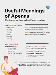 So a class about how to say you in english would be pretty now you know five different ways to say you in spanish! How To Use Apenas In Spanish Definitions And Common Phrases
