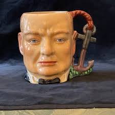 Vintage Crown Devon Fieldings Rouge Rouge Royale Jug, Crown Devon Bird of  Paradise Jug, Crown Devon Fieldings A127 Pitcher