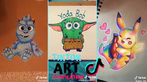 Cartoon Art On Tiktok