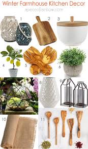 4.6 out of 5 stars 4,492. Winter Farmhouse Kitchen Decor Style Showcase A Piece Of Rainbow