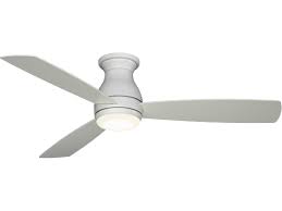 Have in mind that it all depends on the design and model of the fan. Fanimation Fans Hugh Matte White One Light 52 Wide Led Outdoor Ceiling Fan Fanfps8355bmww