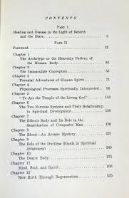 Occult Anatomy And The Bible Table Of Contents Taken From An Undated Hardbound Copy Most Likely Printed Sometime In The Late 1960 S Or Early 1970 S Heavil