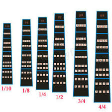 Details About Violin Scale Fingerboard Note Guide Stickers Fingering Chart For 4 4 3 4 1 2