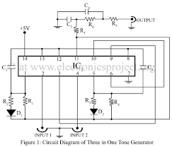 2 tone ringtone generator circuit. Three In One Tone Generator Electronics Project