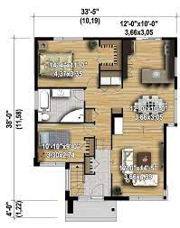 Modern double storey 2 bedroom house plan ground floor: Modern Two Bedroom House Floor Plans House Storey