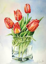 Maybe you would like to learn more about one of these? 12 Incredible Vases Dekorieren Ideas Tulip Painting Watercolor Tulips Flower Painting