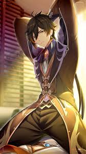 Gay Porn, Zhongli (Genshin Impact)  голые девки, члены, голые девки с  членами, дрочево, гуро, извратское порно и прочая половая ёбля - смотреть  бесплатно!