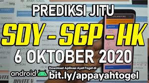 Prediksi Jitu Sgp Hk Sydney Hari Ini 6 Oktober 2020 Rumus Ayahtogel Youtube