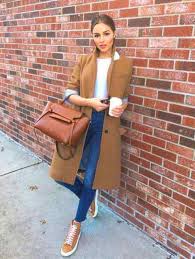 Match the color of your coat with your sweater. How To Rock The Camel Coat Just Trendy Girls