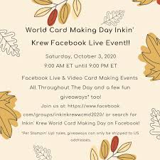Sign in to youtube studio. Today Is World Card Making Day Stamp Dabbles