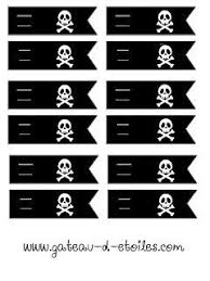 Petits Drapeaux Anniversaire Pirate Theme Pirate Fete Sur Le Theme Des Pirates