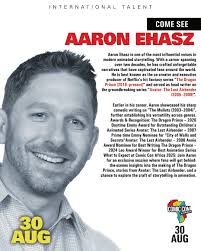 We're beyond excited to announce our next guest! 🤩 Join us in welcoming  the incredibly talented Aaron Ehasz to #ComicConAfrica 2025! Aaron is a  creative force behind some of the most beloved