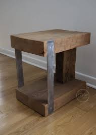 Reclaimed Wood Side Table Metal Side Table Rustic End Table Rustic Side Table Industrial End Table Farmhouse End Table Cube Table Rustic End Tables Rustic Side Table Side Table Wood