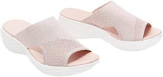 Maybe you would like to learn more about one of these? Buy Knitted Wedge Sports Corrective Sandals Open Toe Non Slip Platform Sandals With Breathable Mesh Material And Arch Suppor Comfortable For Summer Walking Online In Poland B095j69x71
