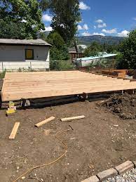 16x20 Floating Deck Construction Underway Arsitektur
