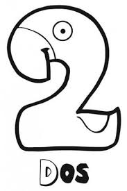 Numero 2 Para Colorear