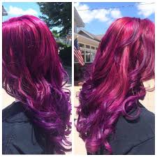 Loved How It Turned Out Joico Color Intensity Pink Magenta And Indigo Mixed Color Melt Hair Color Crazy Hair Inspiration Color Joico Color