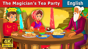 Mixed green salad with blue cheese, fresh pears and candied walnuts, tossed in a light balsamic vinaigrette. The Magician S Tea Party Story In English Stories For Teenagers English Fairy Tales Youtube